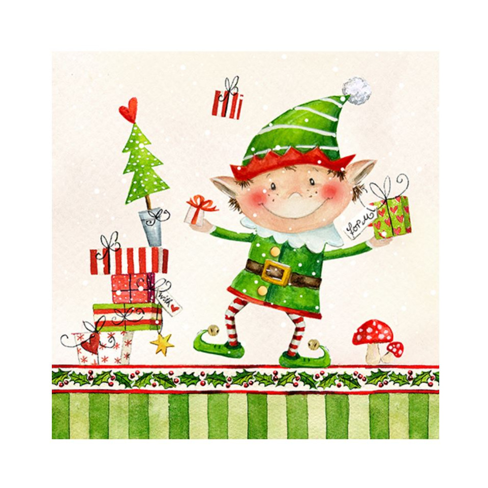 elf, weihnachten, geschenke, pullover, grün