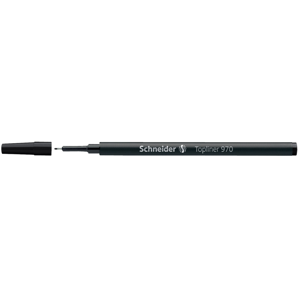 Marker, Feinspitz, Schwarz, Schneider, Topliner 970