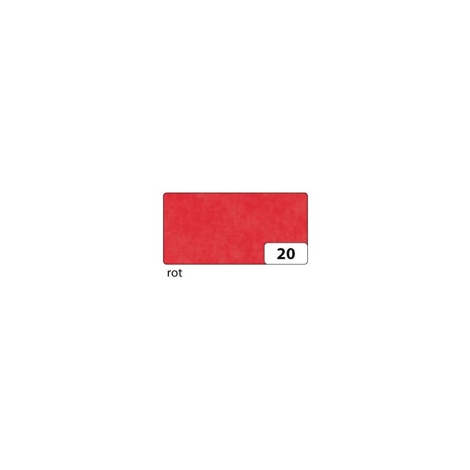 Drachenpapier, 70x100cm, 42g/m², 25 Stück, rot FOLIA 82520