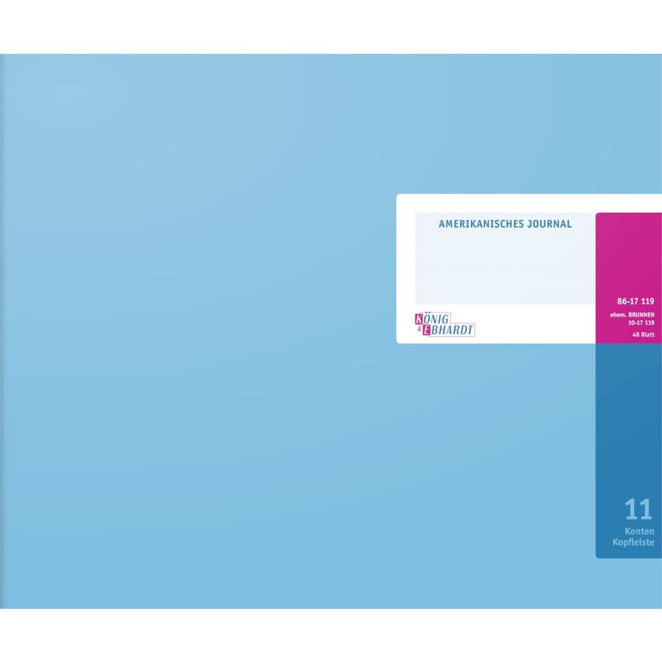blue cover, Notizbuch, Spiralbindung, Bildung Ordner, König & Ebhardt Etikett