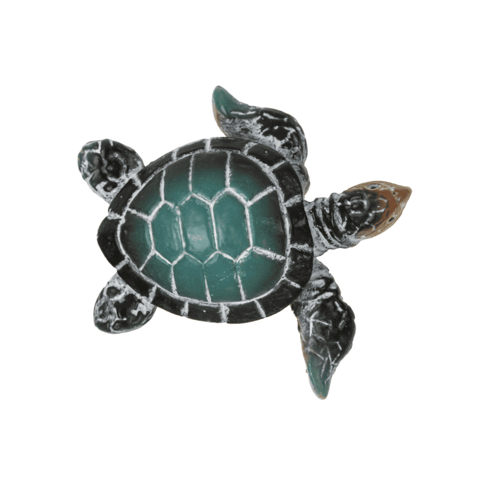 Schildkröte, Figur, Grüner Panzer, Kunststoff, Dekoration