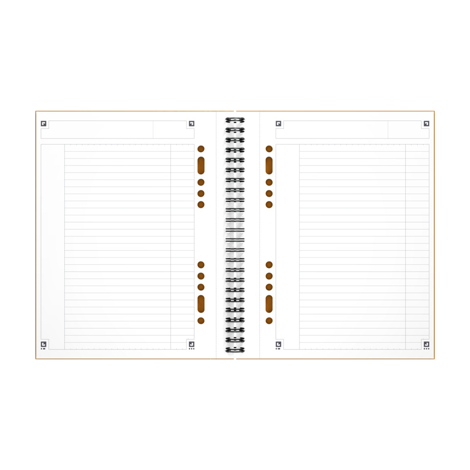 Notebook, Spiralbindung, Doppelseite, Kladde, Papierlayout, Spiralblock, Notizblock, Liniert, Doppel-Seite, Ringbindung