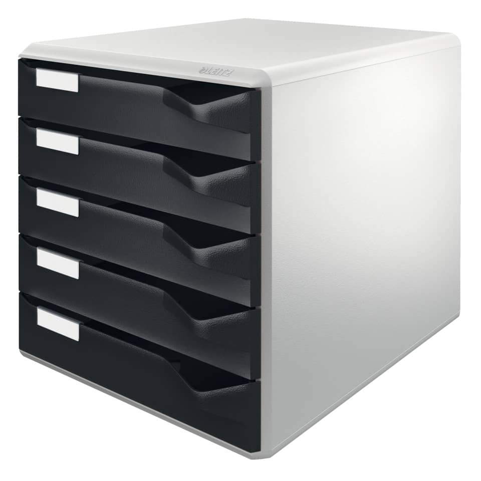 Kassenschublade, Schubladenschrank, Aufbewahrung, Schwarz/ Grau, Stapelkästen