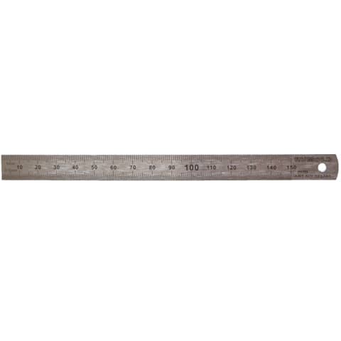 Stahllineal, rostfreier Edelstahl, sehr handlich, 150 mm RUMOLD 323701