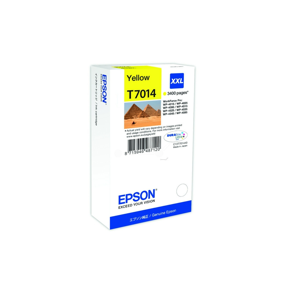 Tintenpatrone, Druckerpatrone, Yellow, T7014, XL