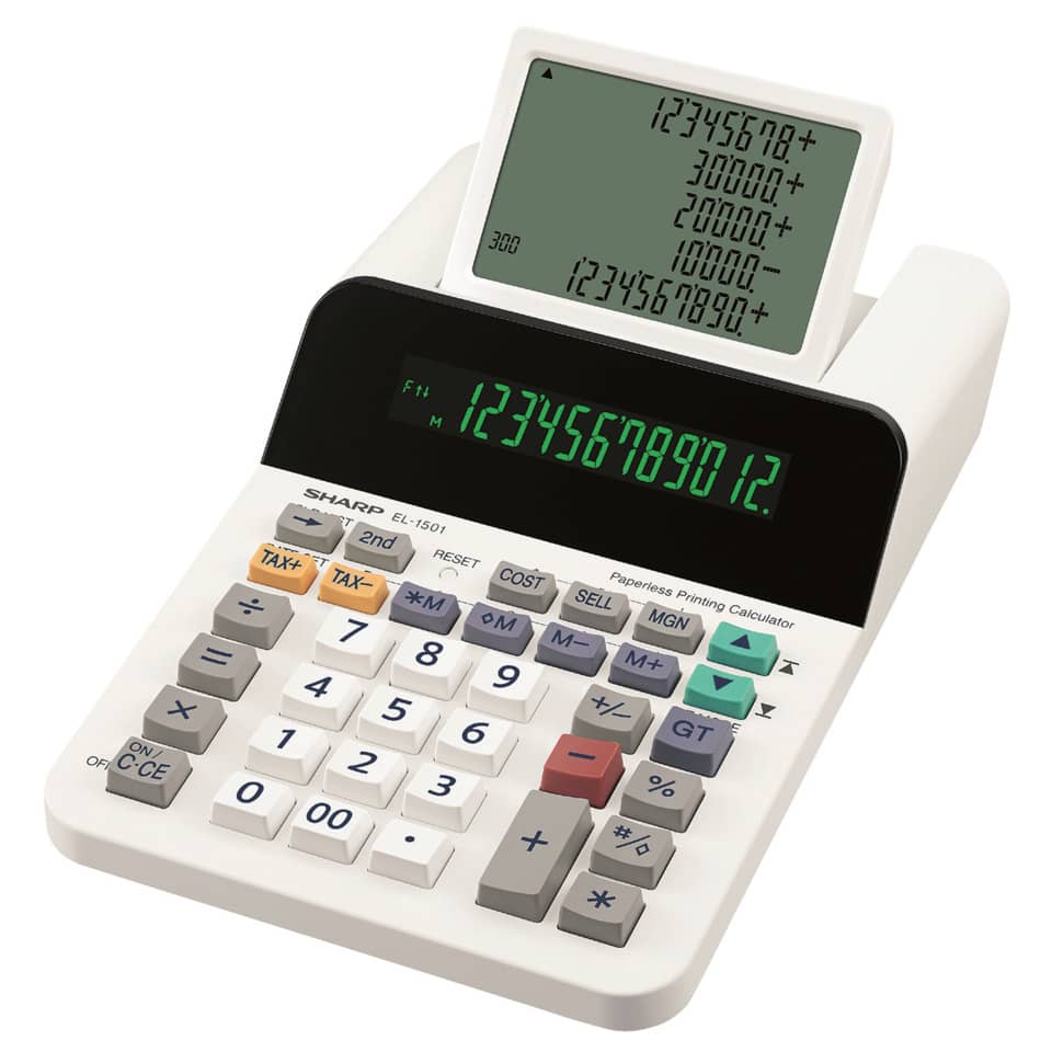 Taschenrechner, Profi-Rechner, Tastatur, Solarbetrieb, Großes Display