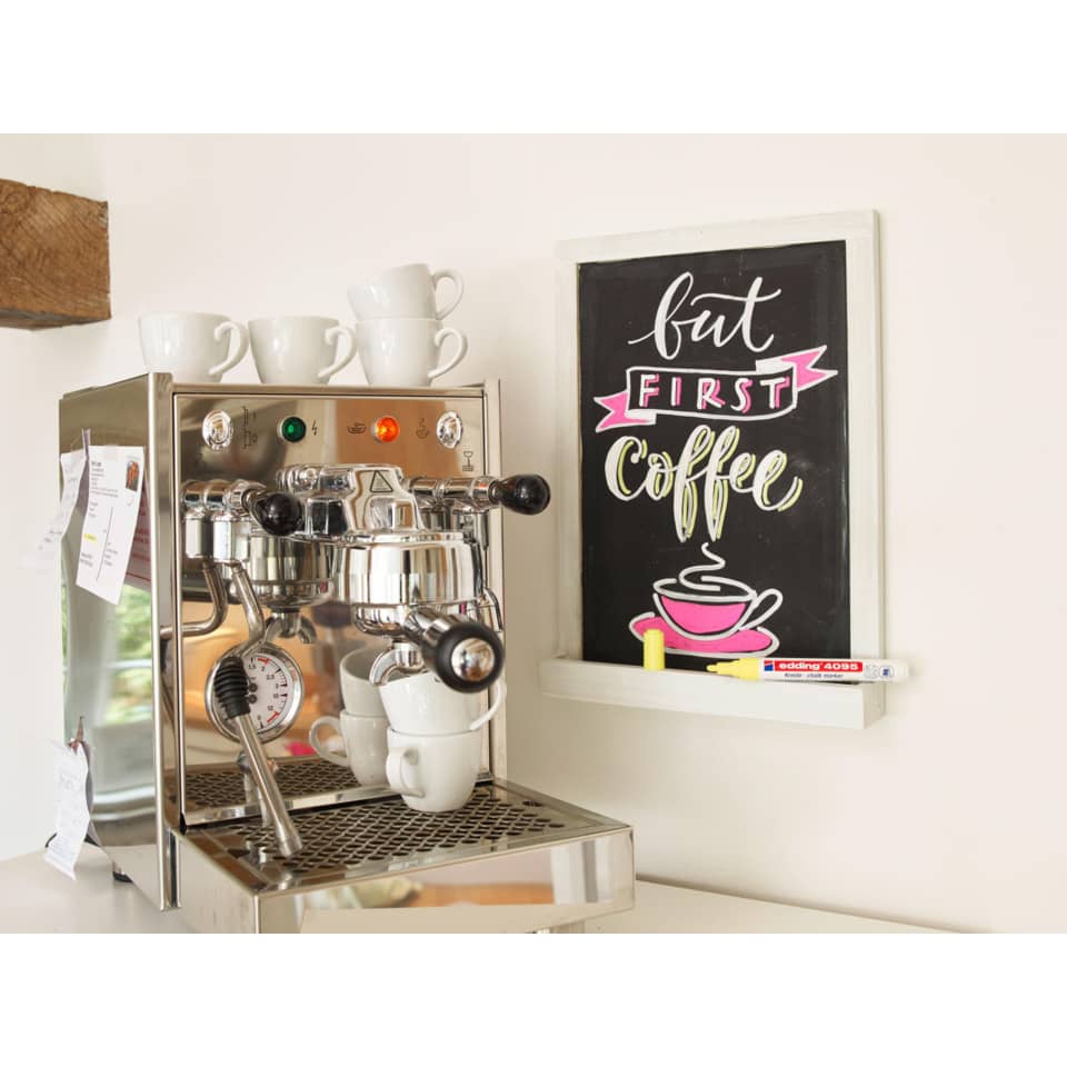 Espressomaschine, Kaffeemaschine, Stahl, Metall, Tassen