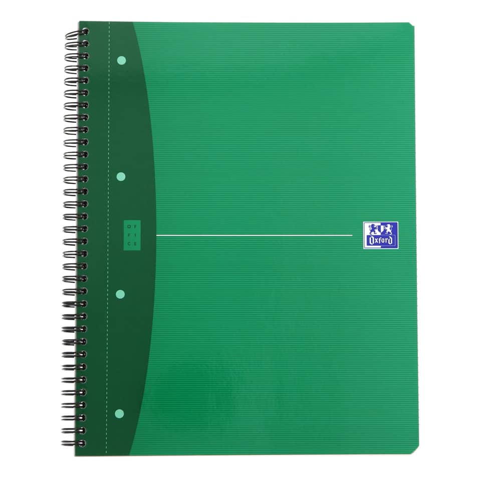 spiral-notebook, grünes-notizbuch, Oxford-Marke, Spiralheft, Linierter notizblock