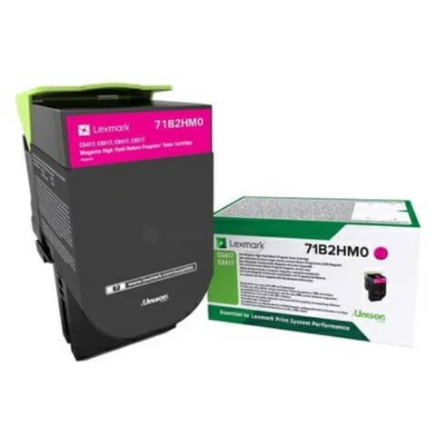 Lasertoner Return magenta LEXMARK 71B2HM0