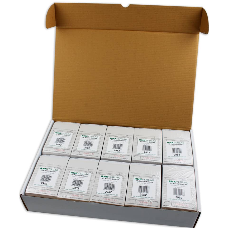Kartonboxen, Kartenumschläge, Kassennachweise, Etikettenboxen, Verpackung