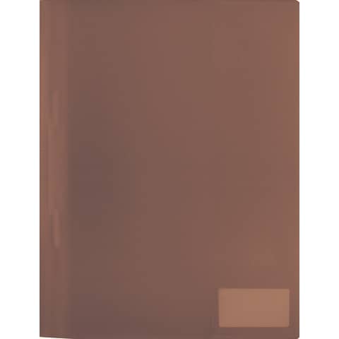 Schnellhefter A4, Kunststoff, transluzent braun HERMA 19496