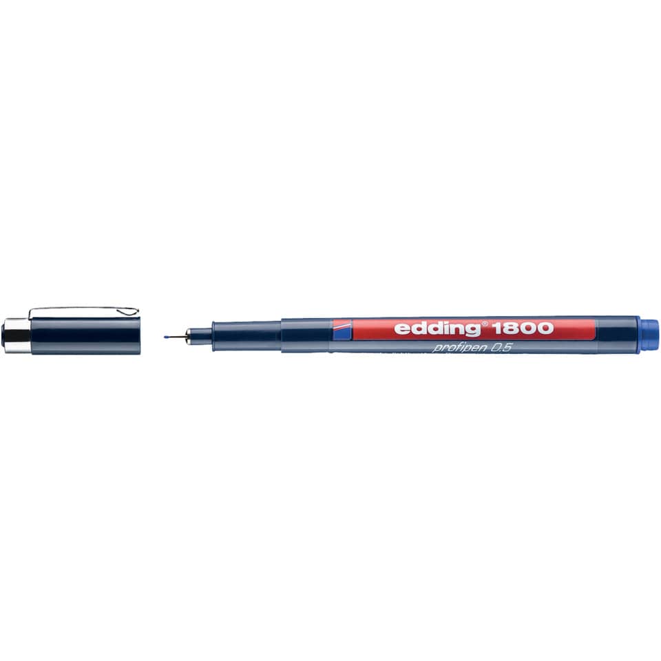 Filzstift, Marker, Korrekturstift, feine Spitze, Filzstift blau