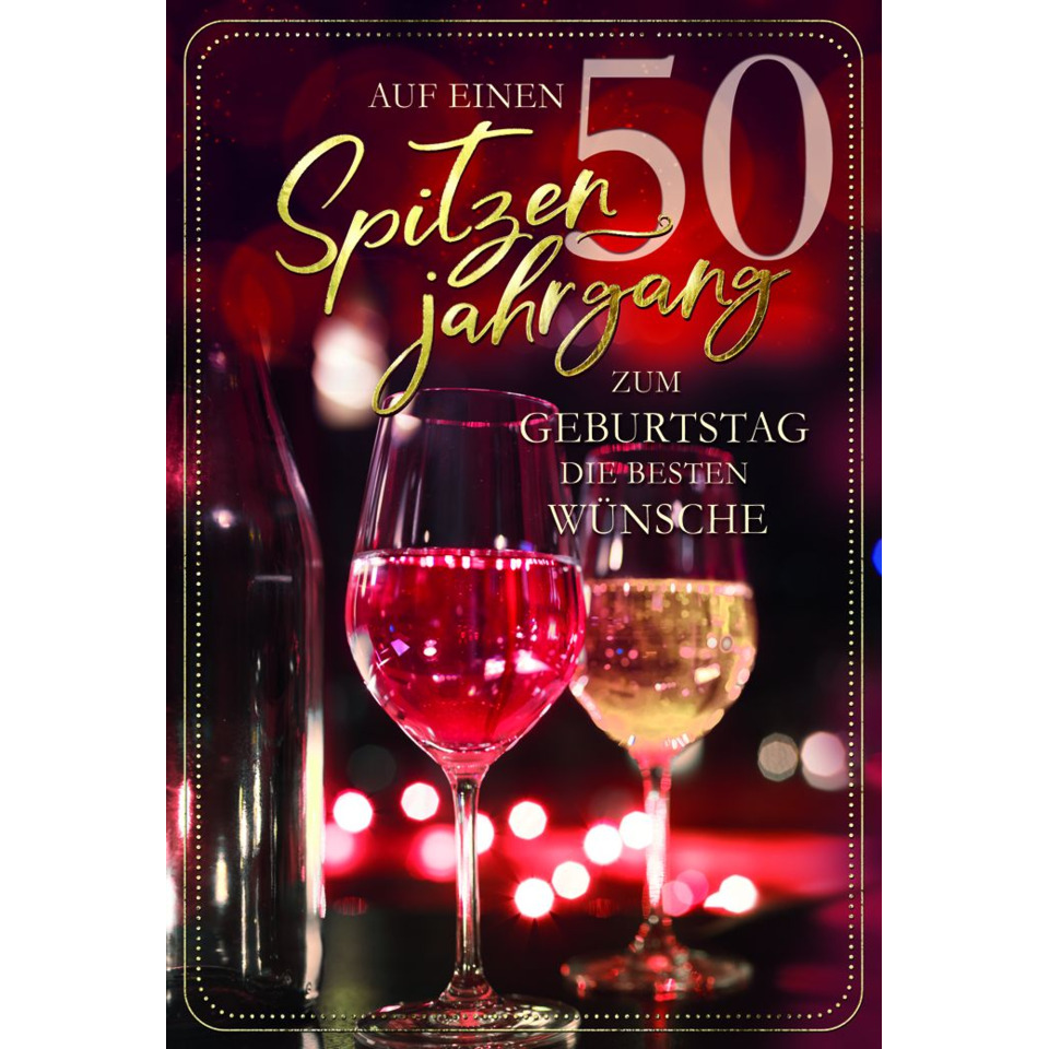 Weinglas, Rotwein, Gläser, Partydekoration, Geburtstag