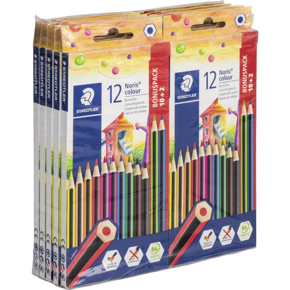 Buntstifte, Buntstifte, 12er Pack, Kinderbedarf, Schulbedarf
