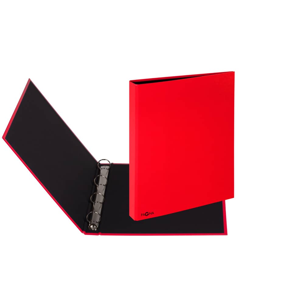 Ordner, Ringbuch, Drahtbinder, Rot, Taschenformat