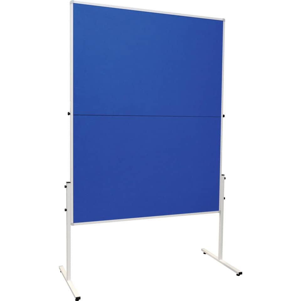 weißer rahmen, blaues brett, pinboard, klappständer, büro tafel