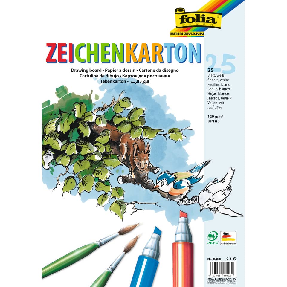 Zeichenkarton, Papierkarton, Deckblatt?