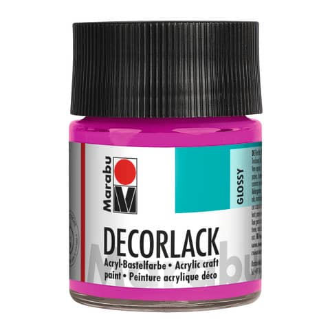 Decorlack Acryl, 50ml, magenta MARABU 11300 005 014