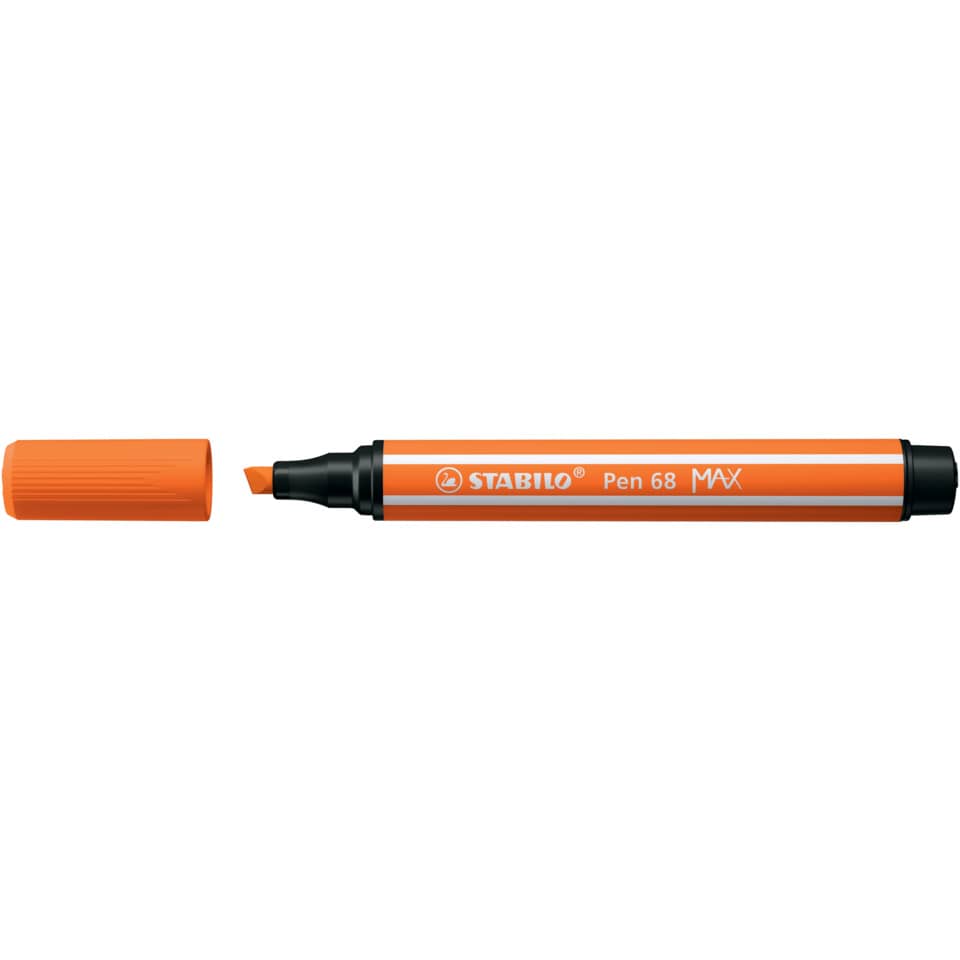 highlighter, marker, orange, Permanent, Stift 68