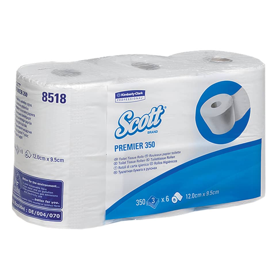 Toiletpapier, Premium 350, Papel higiénico, Klopapier, Rolle