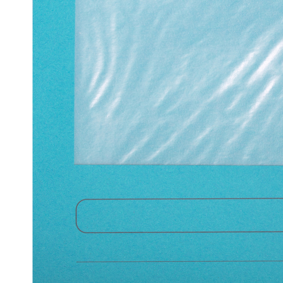blaues papier, taltbox, schablone?, papierbox, briefpapier