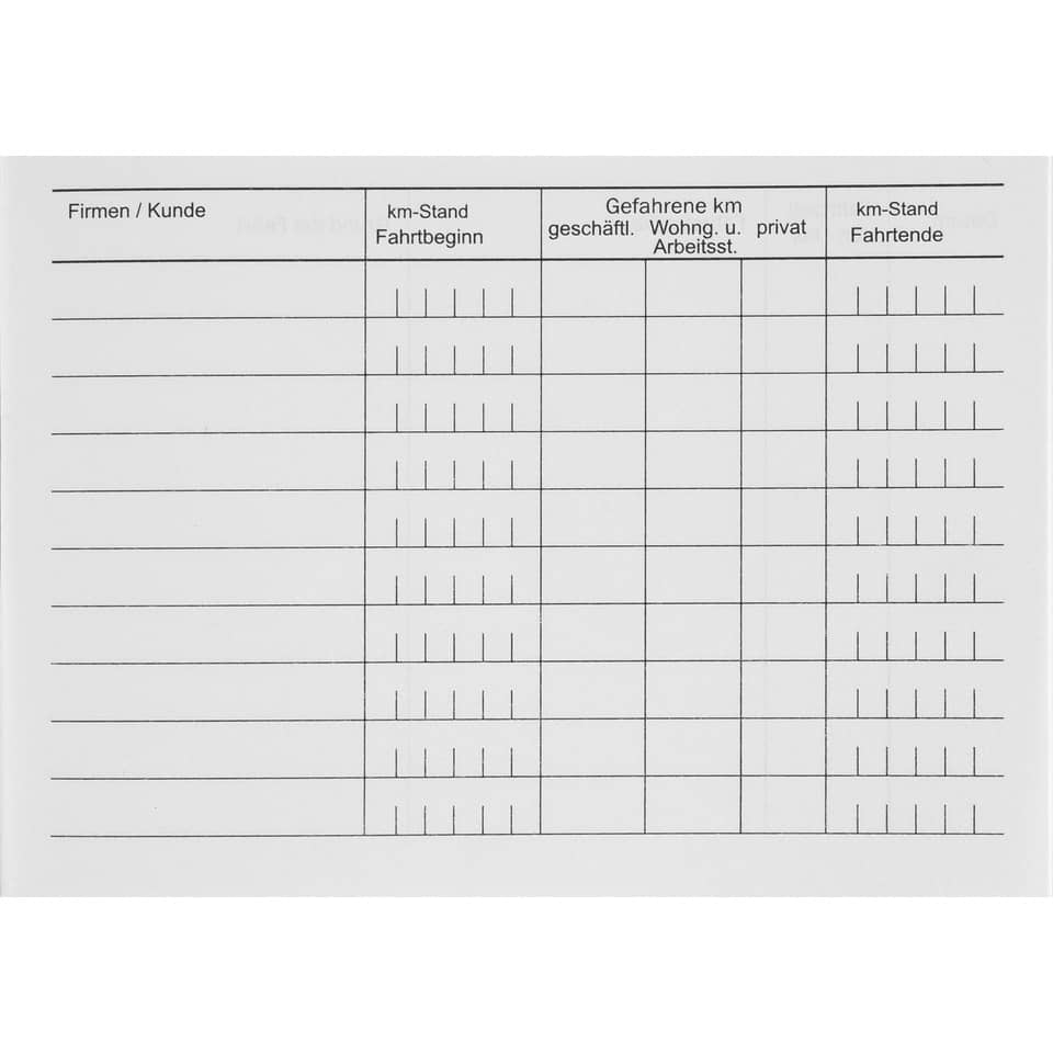 Schnittstelle Karte, Tabellenform, Formulardruck, Dokumentenseite, Gitterlinien