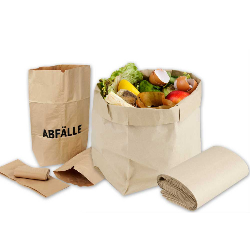 Müllsäcke, Abfälle, Wiederverwertung, Recycling, Papier(müll), Müllsack, Papierbeutel, Lebensmittelreste, Obst/Gemüse, Abfallbehälter
