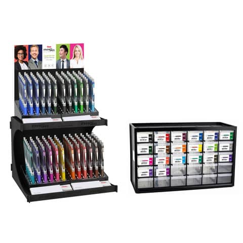 Gelschreiber EnerGel XmRT sortiert   im Display PENTEL BL77-12E/P1