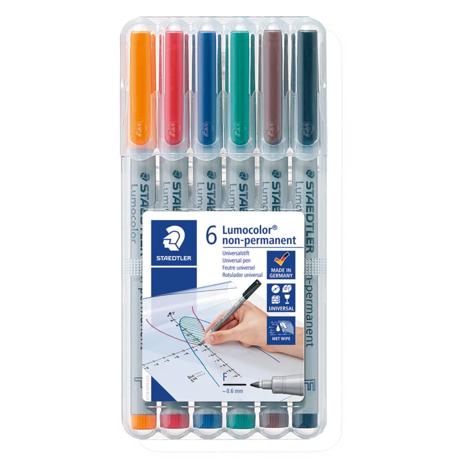 Stiftset, Filzstifte, Deckfarbenset, Liner, 6er Set