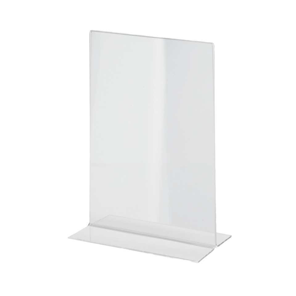 Acrylic display, Klarer Ständer, Schilderhalter, Tischanzeige, Display-Panel