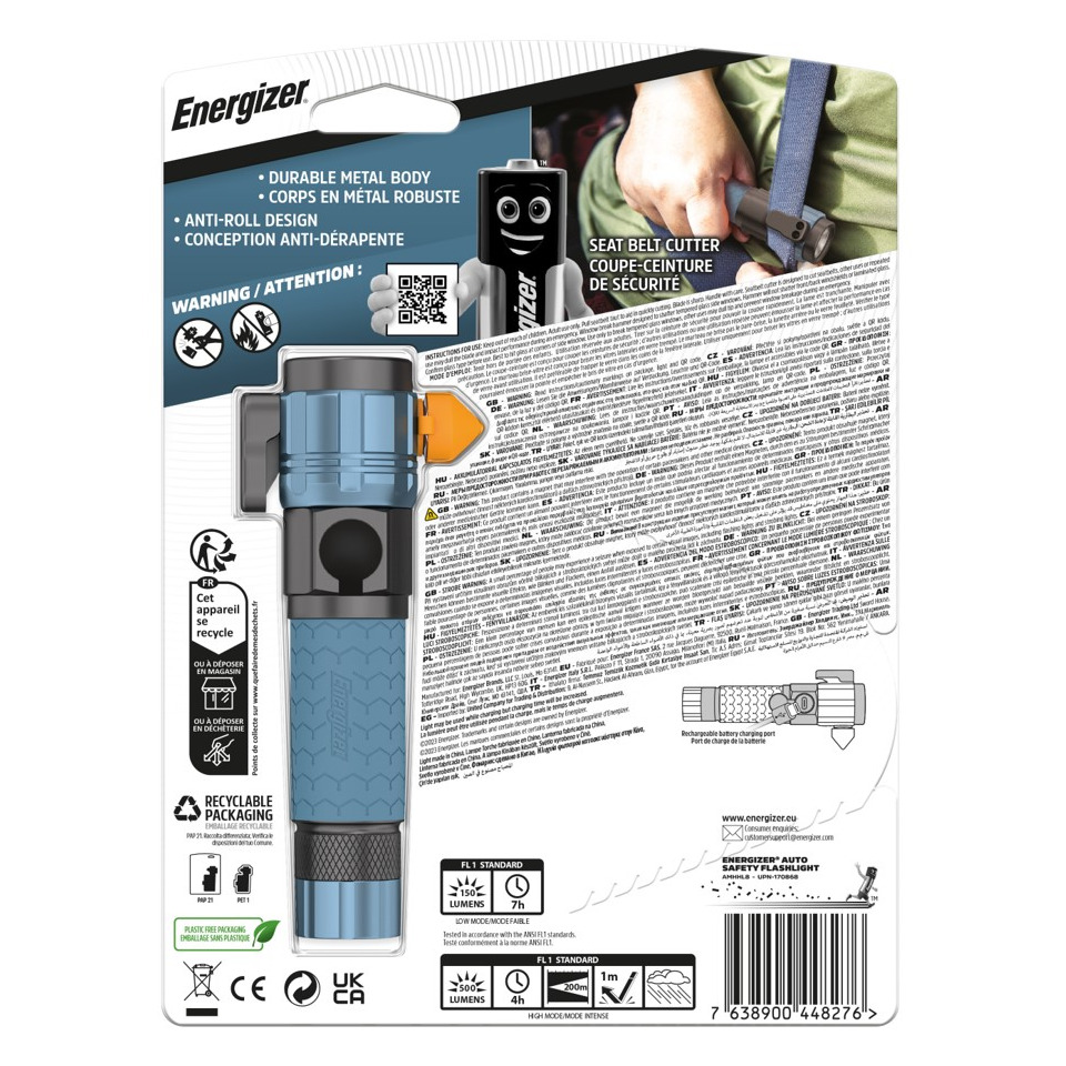 Taschenlampe, LED-Taschenlampe, Kompaktlampe, Sicherheitslampe, Rücksitzzubehör