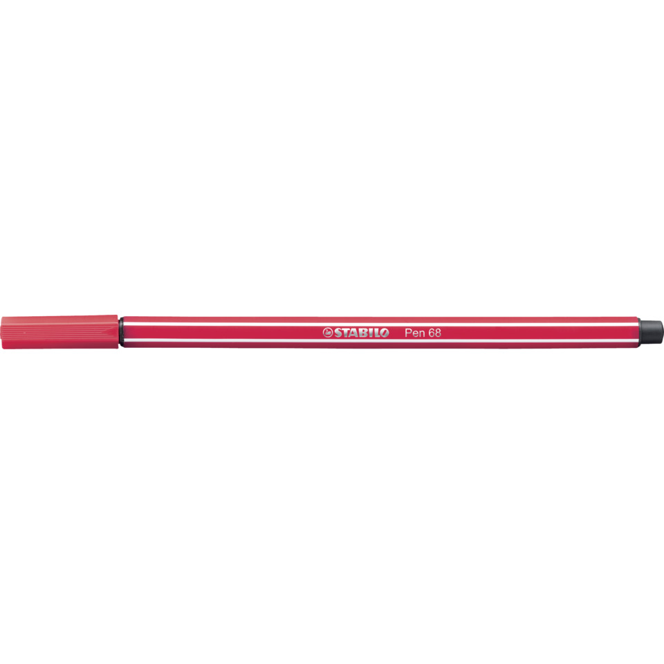 Pen, Red, Marker, Stabilo, Pen68