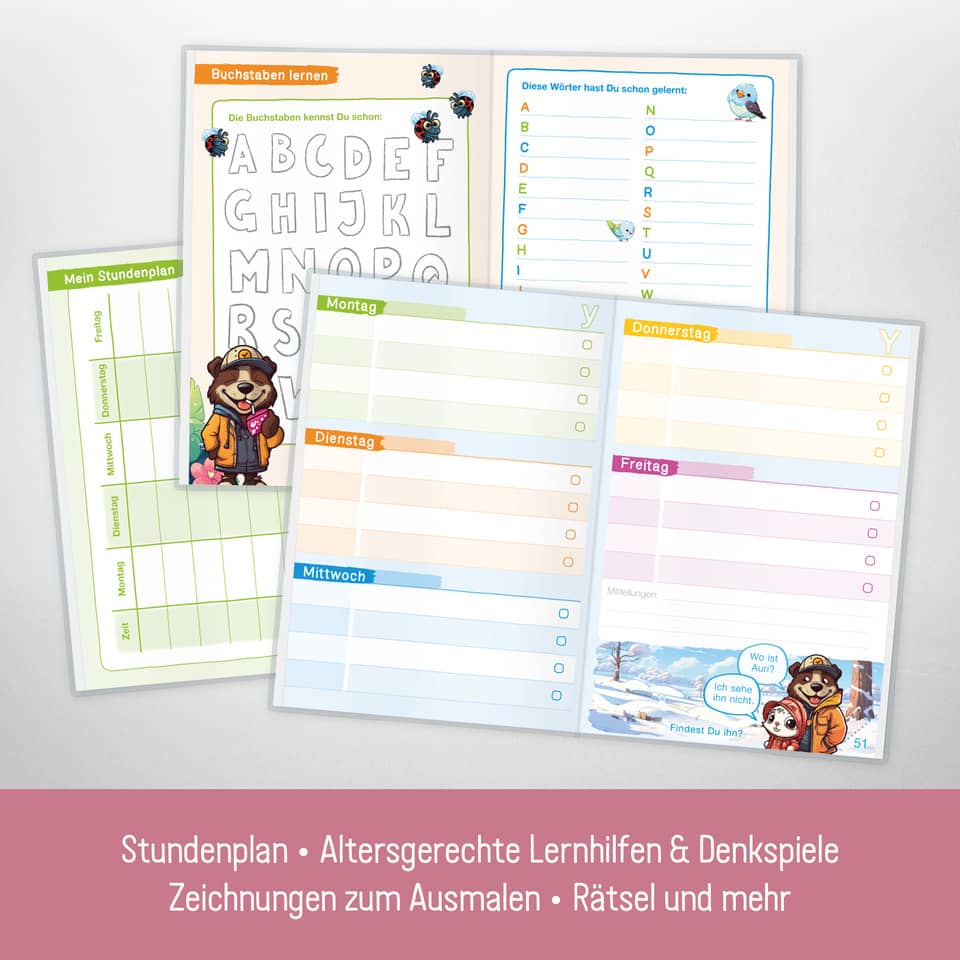 Stundenplan,  Lernhilfe,  Ausmalen,  Zeichnungen,  Lernspiel
