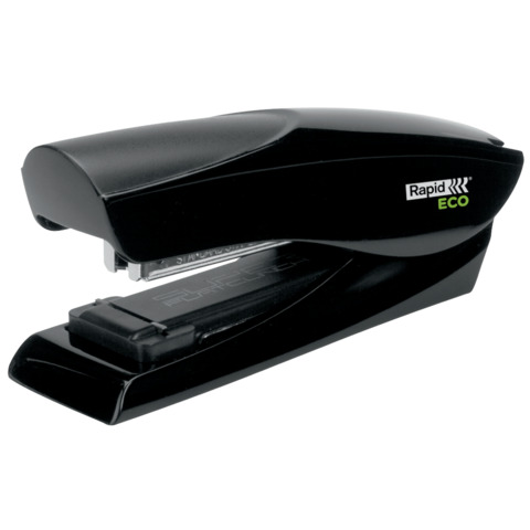 Flachheftgerät ECO Half Strip, 25 Blatt, Einlegetiefe 55 mm, schwarz RAPID 24812701