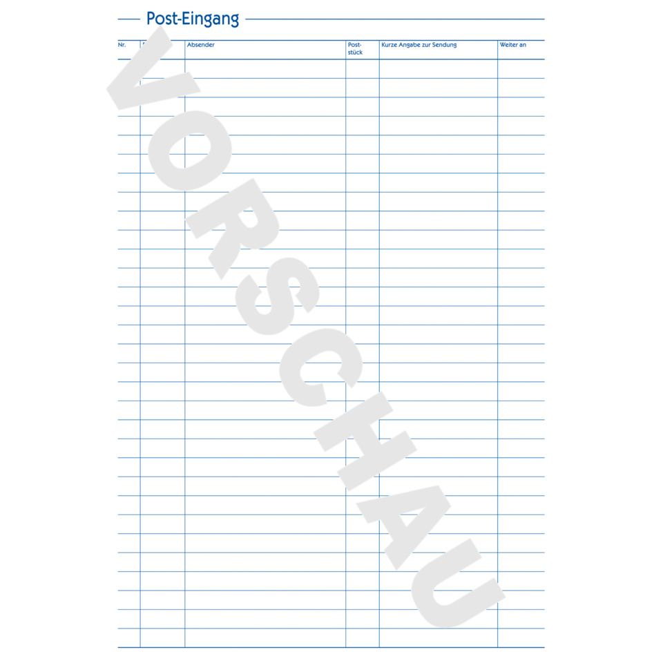 postfach, eingang, briefpost, postsortierung, postfach-briefpapier
