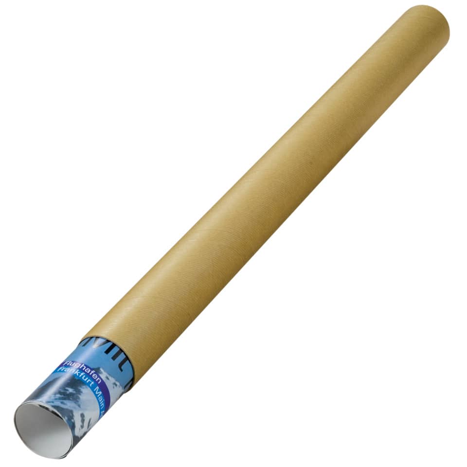 Kartonrohr, Papprohr, Verpackungshülse, braune Röhre, Schrumpfrohr