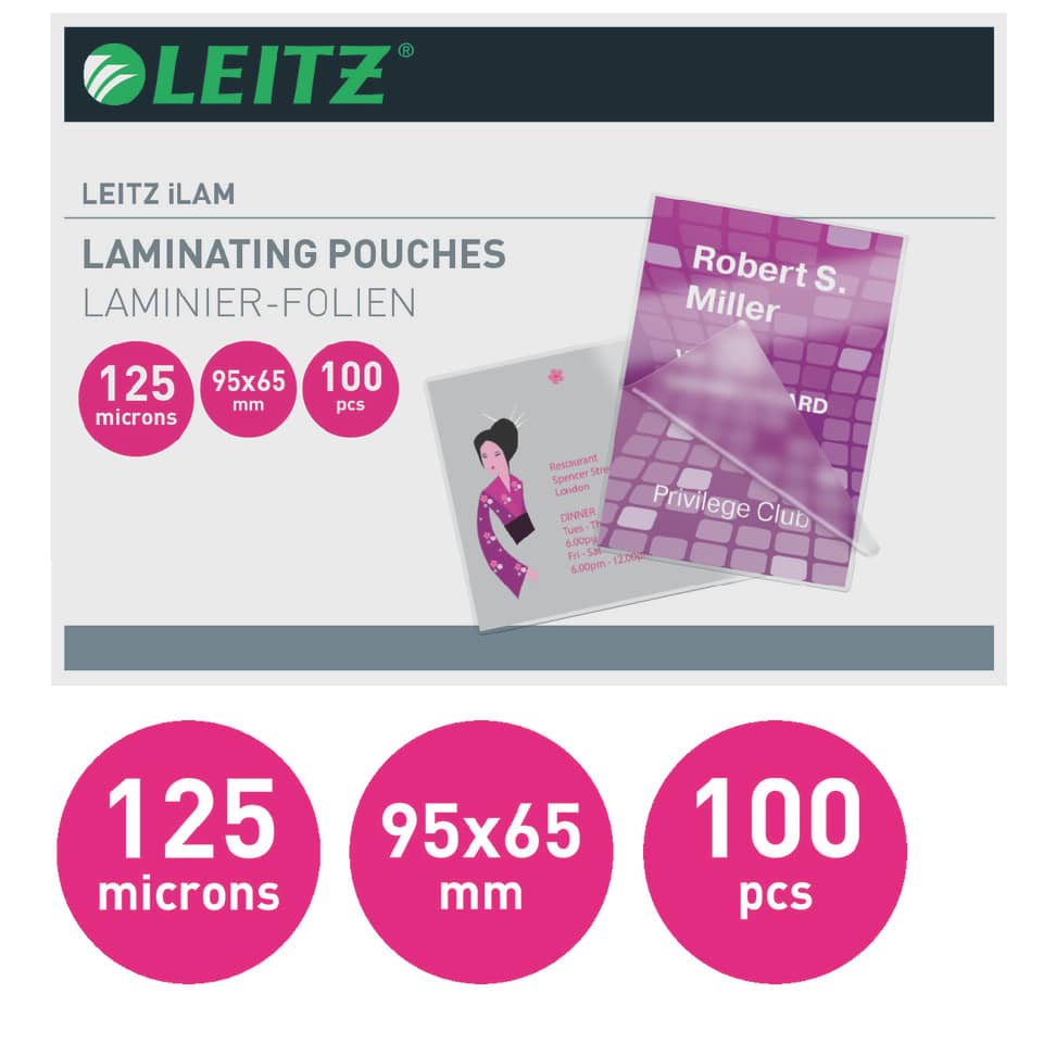 laminating pouches, laminates, kreisförmig, pouches, 125 Mikron