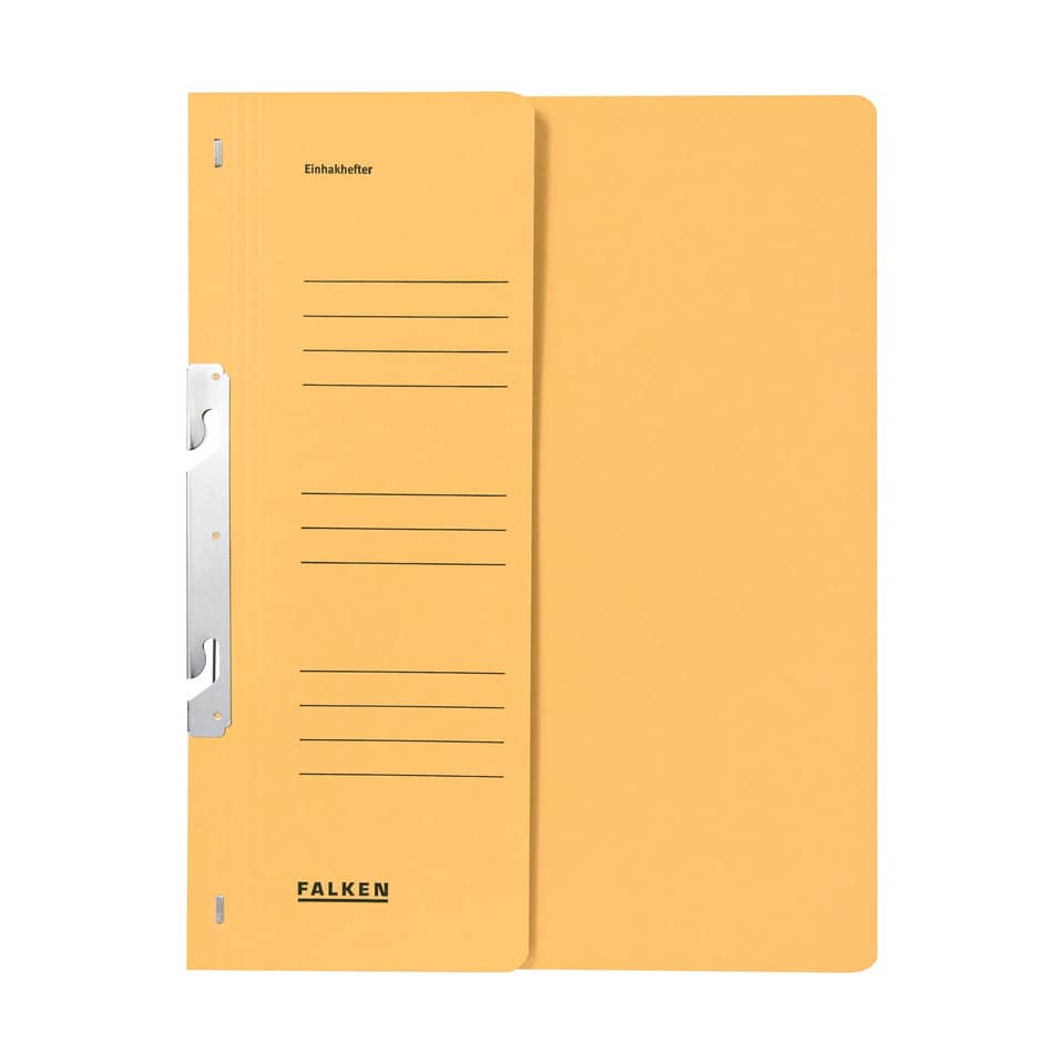 rechtenhaken-notizblock, ringbuch, notizblock, orangefarbe, falken-erkennbar