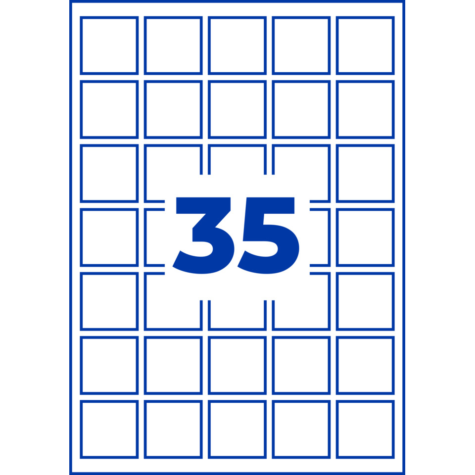 kalender, gitter, 35, box, blau