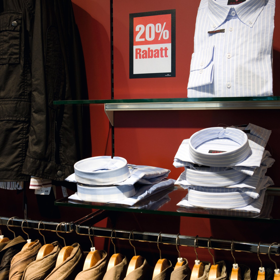 shirts, dress shirts, cotton, blue striped, folded