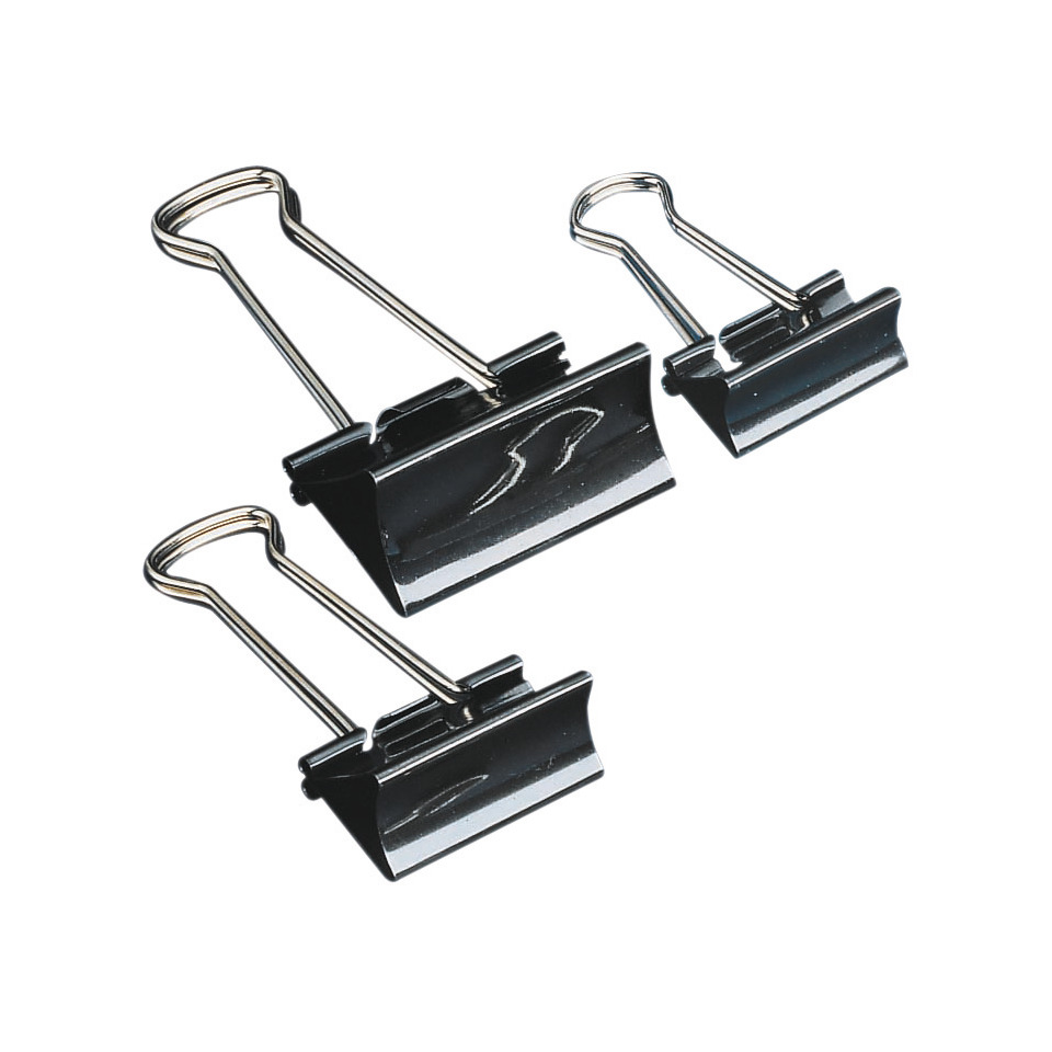 Klemmclip, Binder, Büroklammer, Klemmbinder, Spanndrahtclip