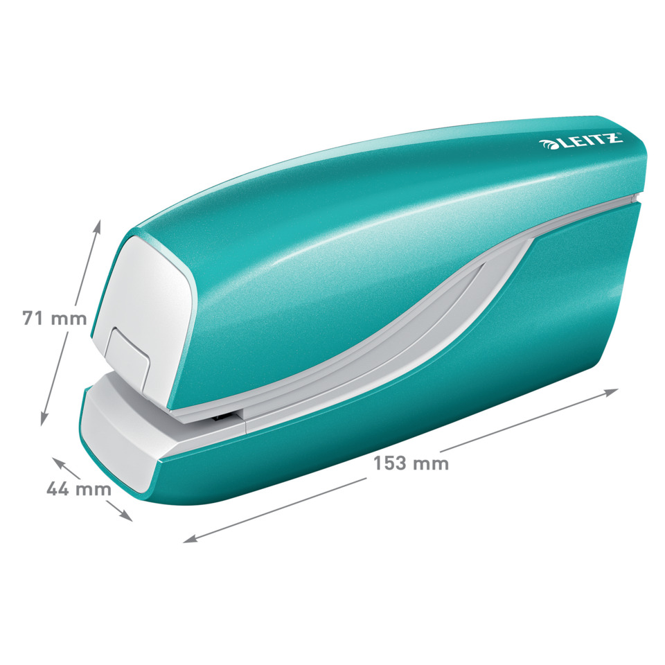 Schneidklebestift, Schneidemaschine, Papierschneidemaschine, Teal, Maße-153mm-71mm-44mm