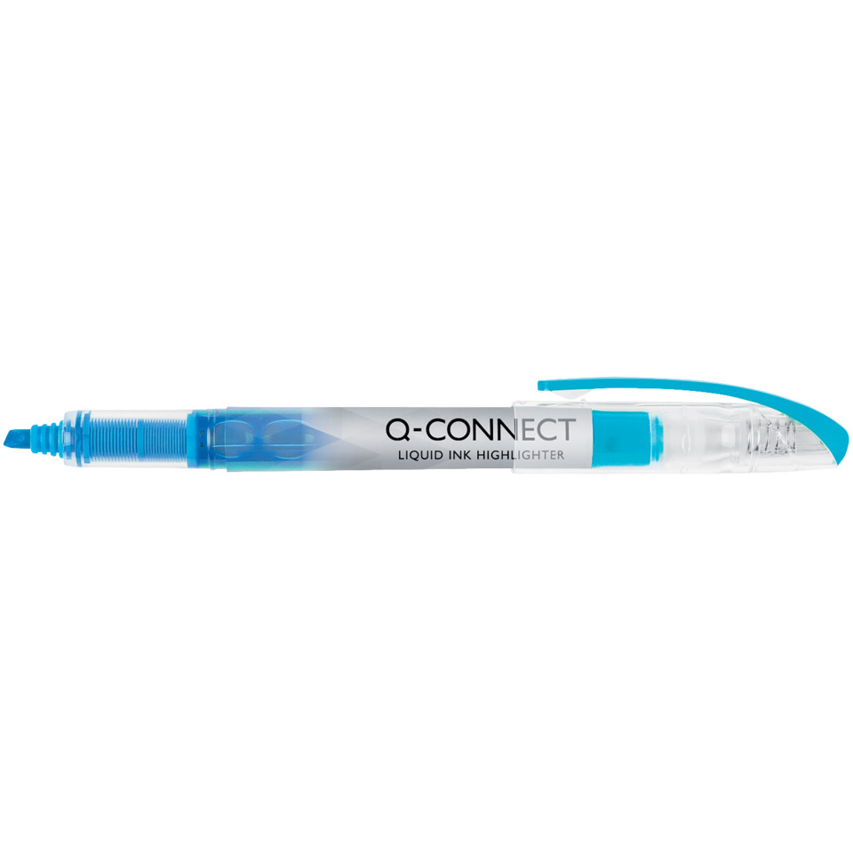 Tinte, Korrekturflüssigkeit, Marker, Liquid Ink Highlighter, Q-Connect