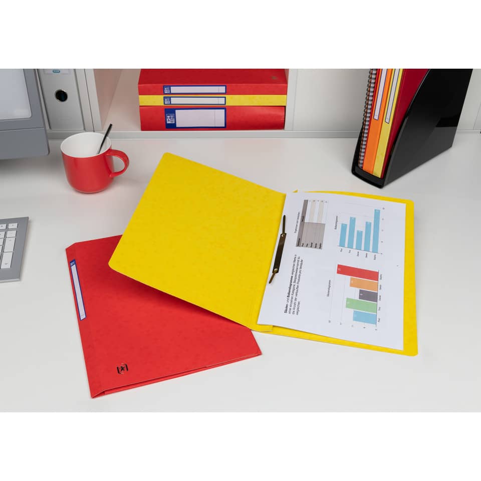 Ordner, Halter/Ablage, Gelb Ordner, Büromaterial, Unterlagen