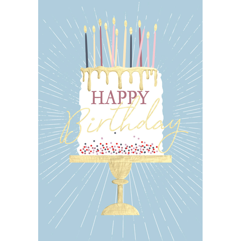 kuchen, geburtstag, kerzen, tortenständer, konfetti