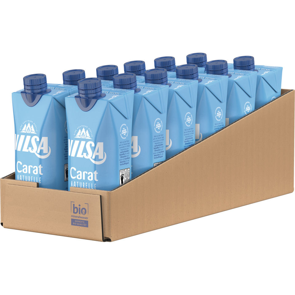 Wasser, Trinkflasche, Naturkosmetik, BPA frei, Kartonverpackung