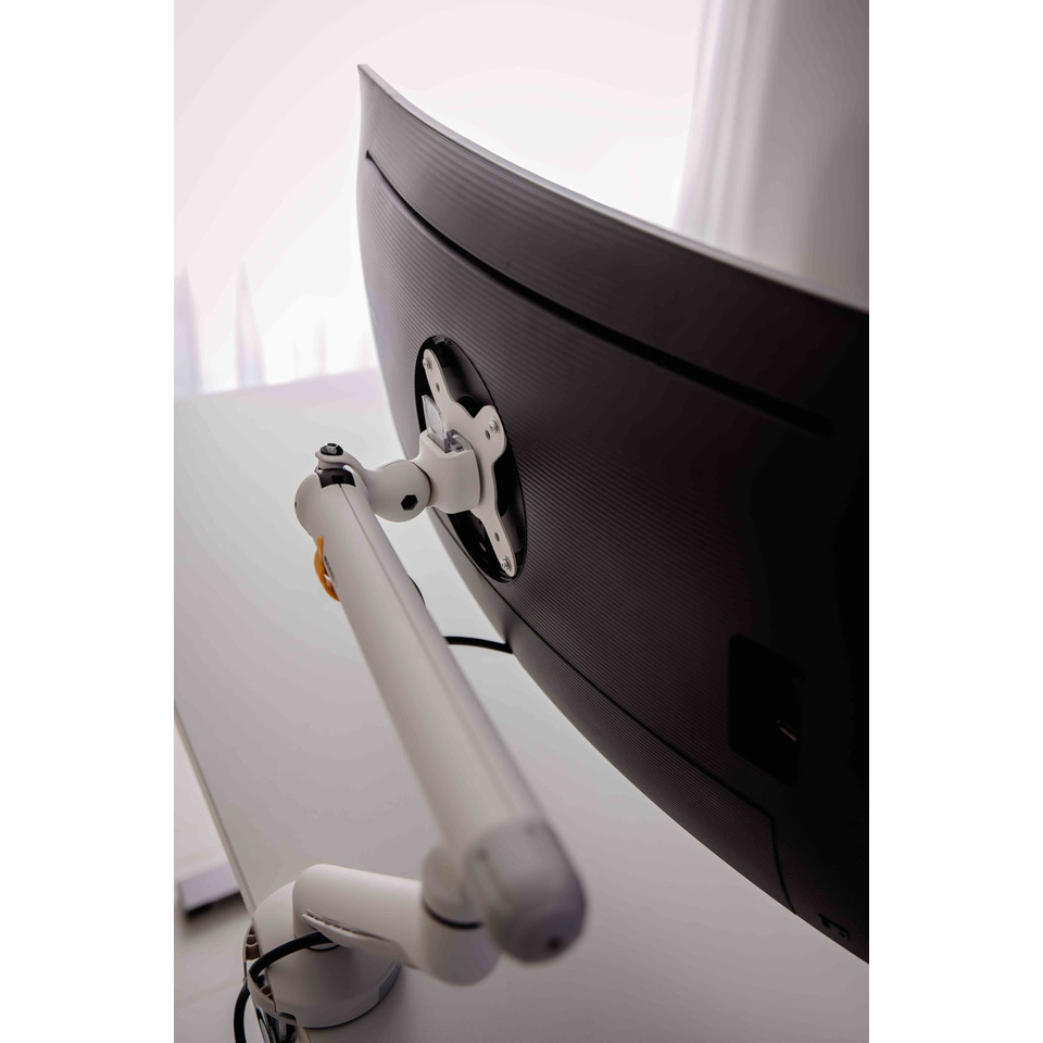 Monitor, Ergonomischer Arm, Schwarz, Flachbildschirm, VESAMount