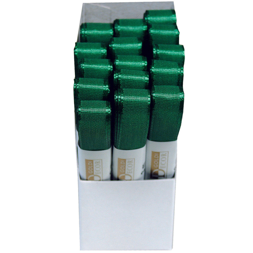 Taftband, 15mmx3m, dunkelgrün GOLDINA 1445015591503
