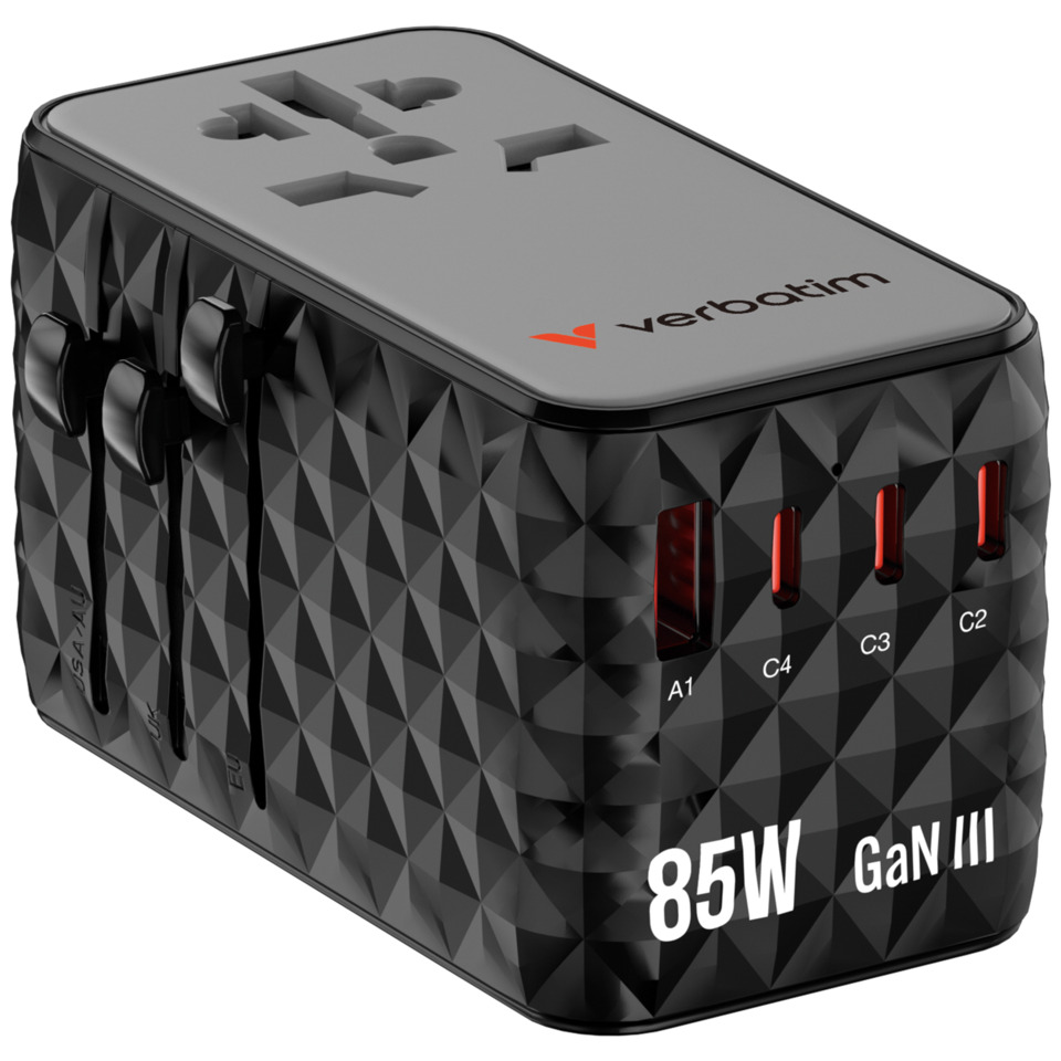 EU-Stecker, 8,5W, GaN III, Ladewürfel, USB-Anschlüsse