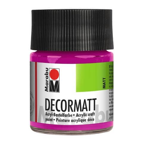 Decormatt Acryl, 50ml, magenta MARABU 14010 005 014
